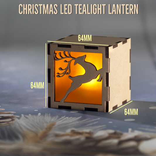 Christmas LED Tealight Lanterns - 12 designs!