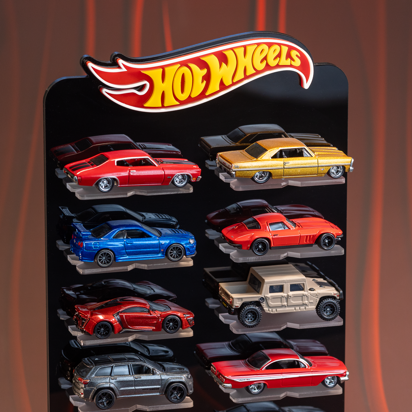 1:64 scale diecast car display stand