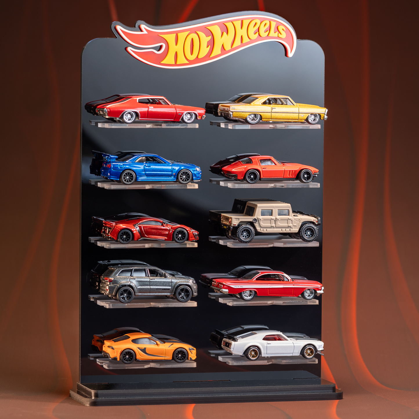 1:64 scale diecast car display stand