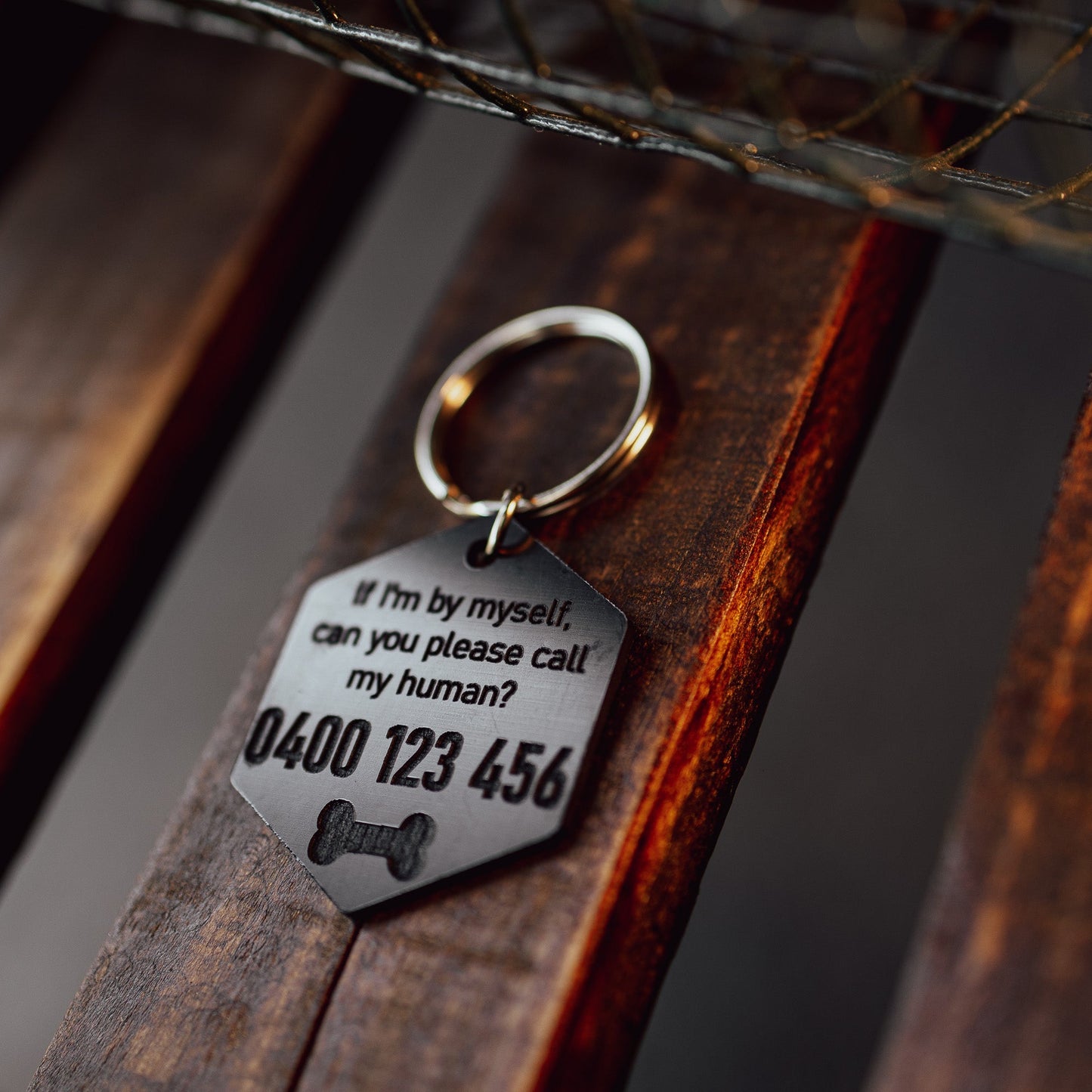 Large Acrylic Pet Tags (40mm)