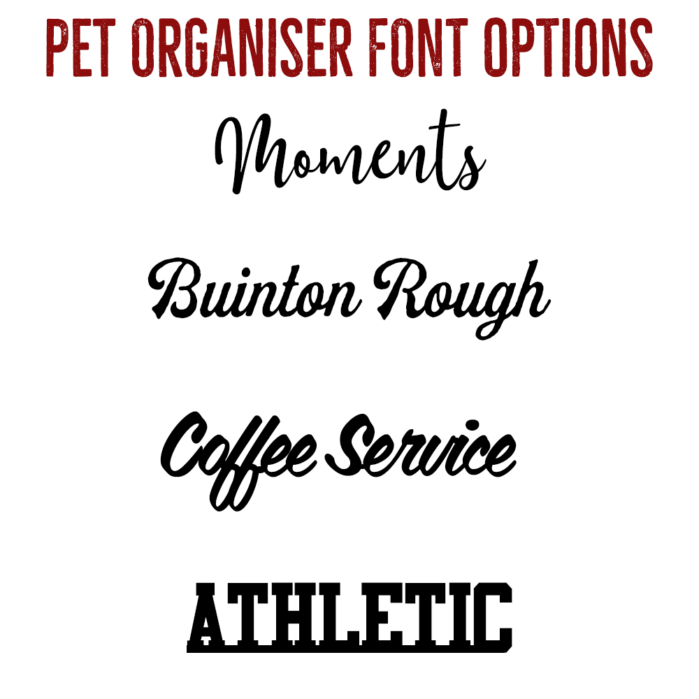 Small Pet Organiser